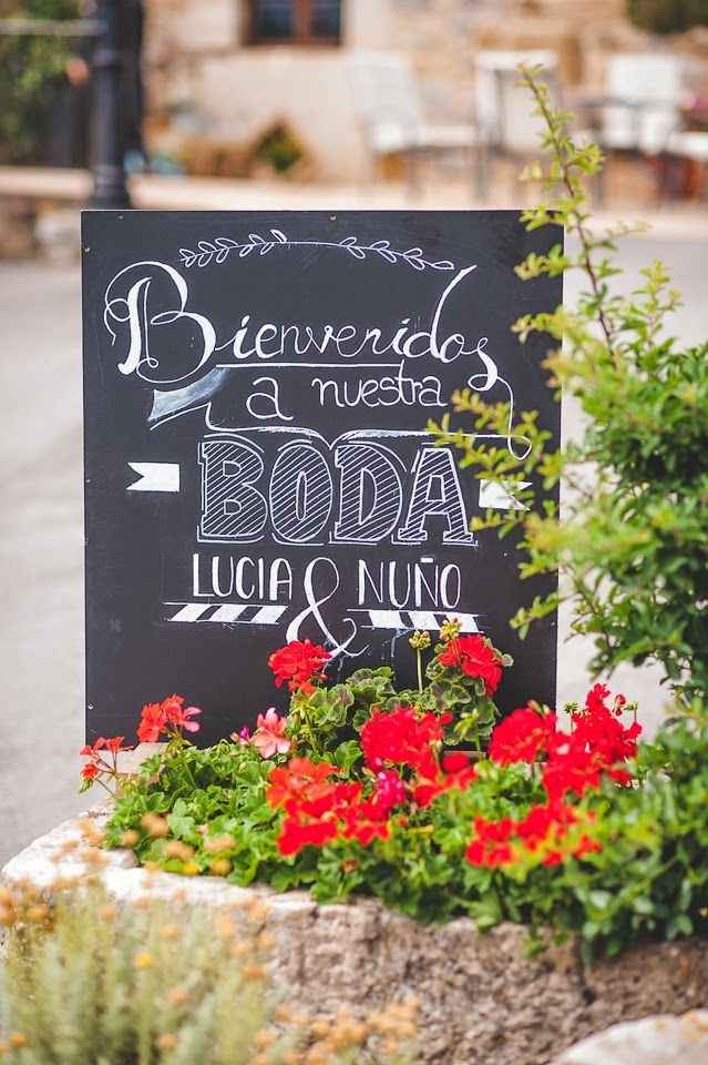 cartel bienvenida boda