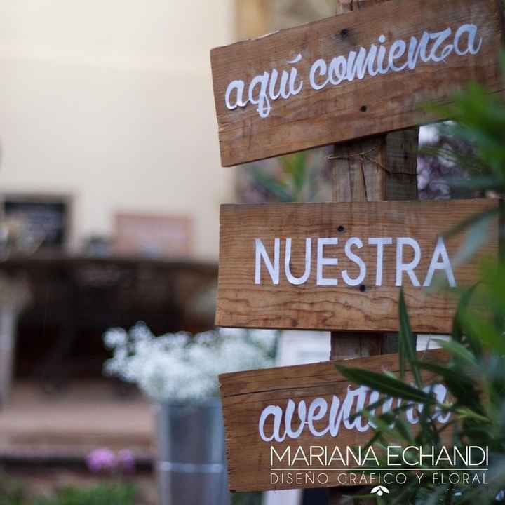 cartel bienvenida boda