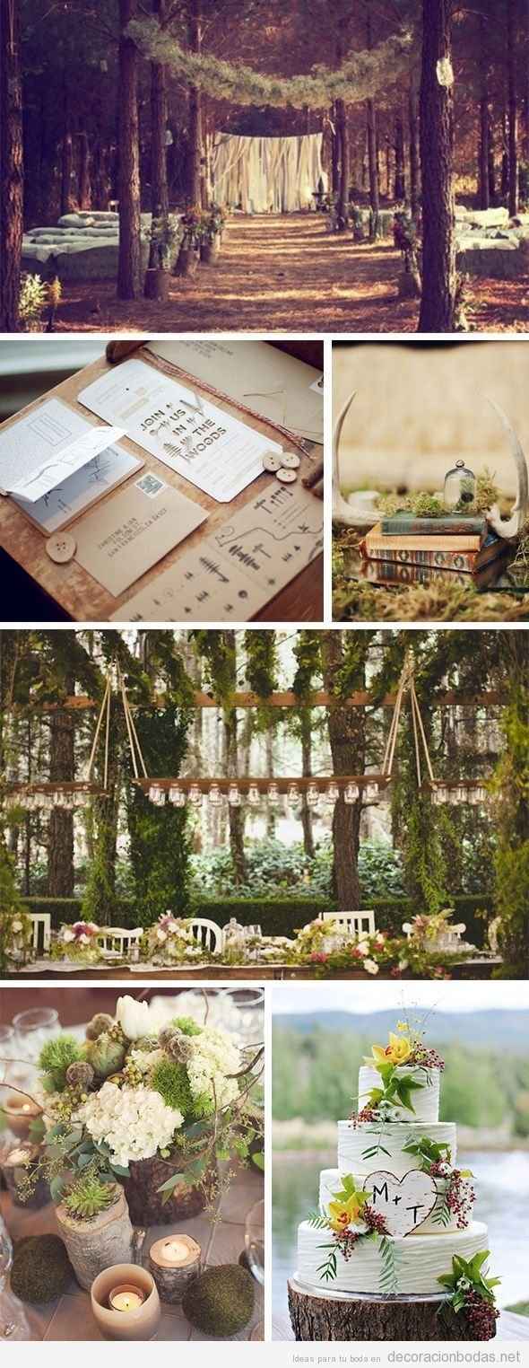 bodas en el bosque