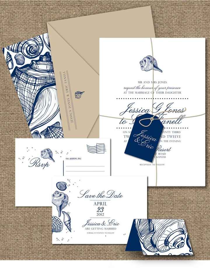 invitaciones boda playa