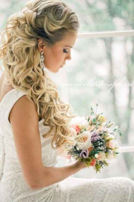 peinado novia ondas