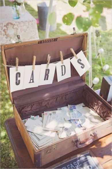 decoración boda vintage