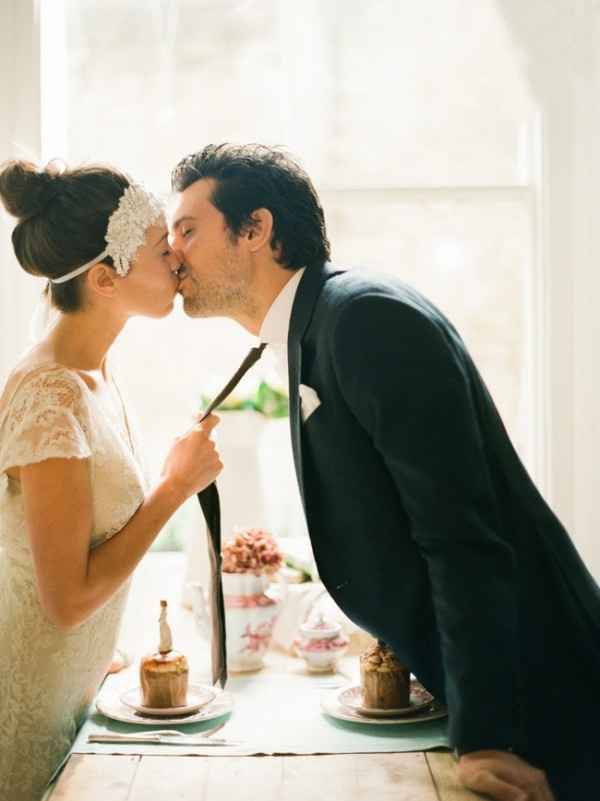 beso novios