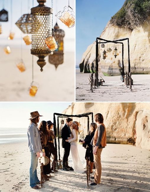 altar ceremonia en la playa