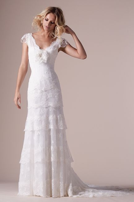 vestidos de novia románticos
