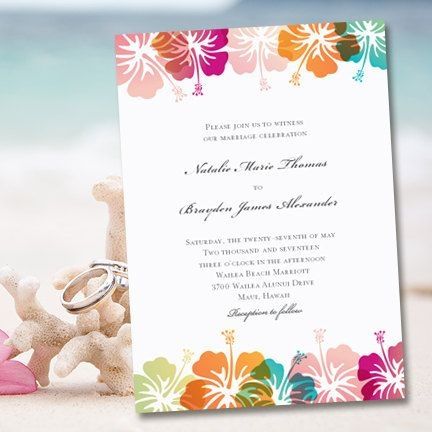 invitaciones boda playa