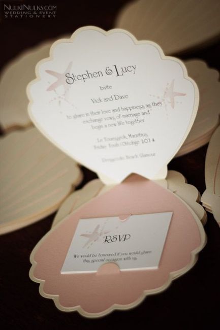 invitaciones boda playa