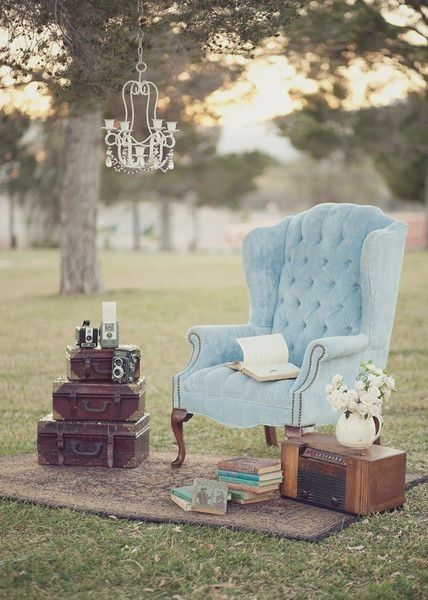 decoración boda vintage