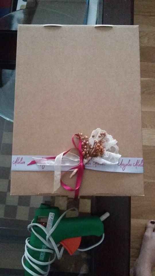 Caja nupcial de invitaciones