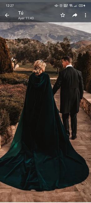 Boda de invierno... capa de cuento 🎄😍 1