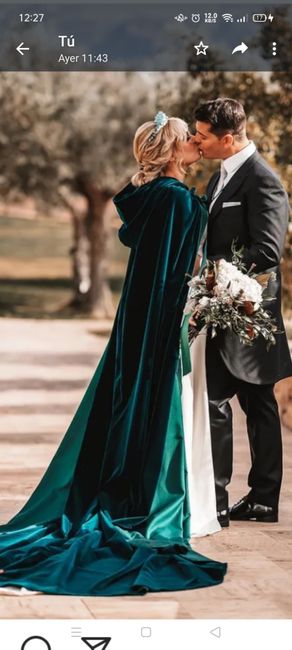 Boda de invierno... capa de cuento 🎄😍 2