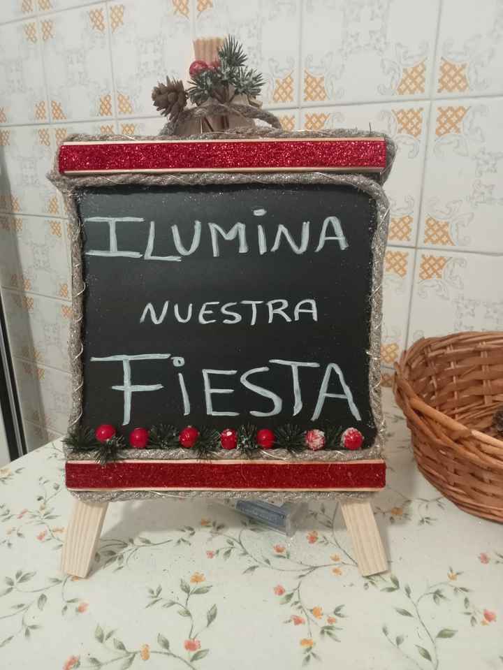 Pizarra para el rincón de las bengalas - 1