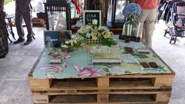 Ideas utilización palets en bodas - 2