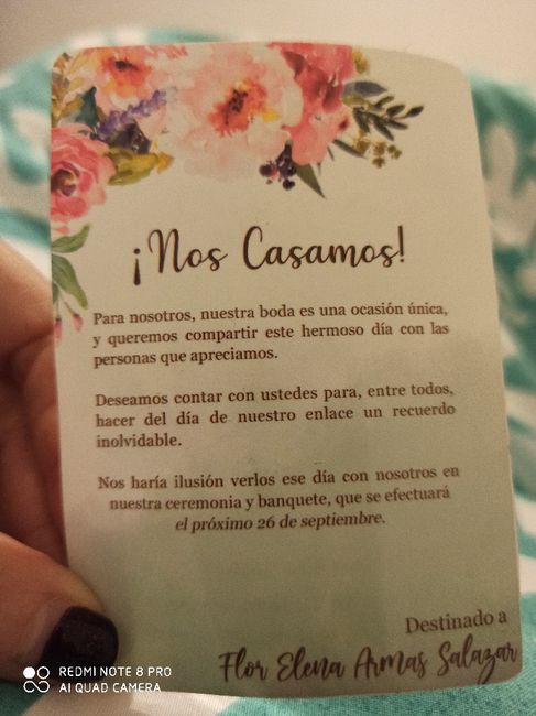 Primer modelo de invitaciones! 2