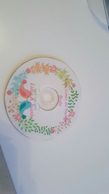 Cd personalizado boda 1