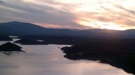 Atardecer en El Atazar