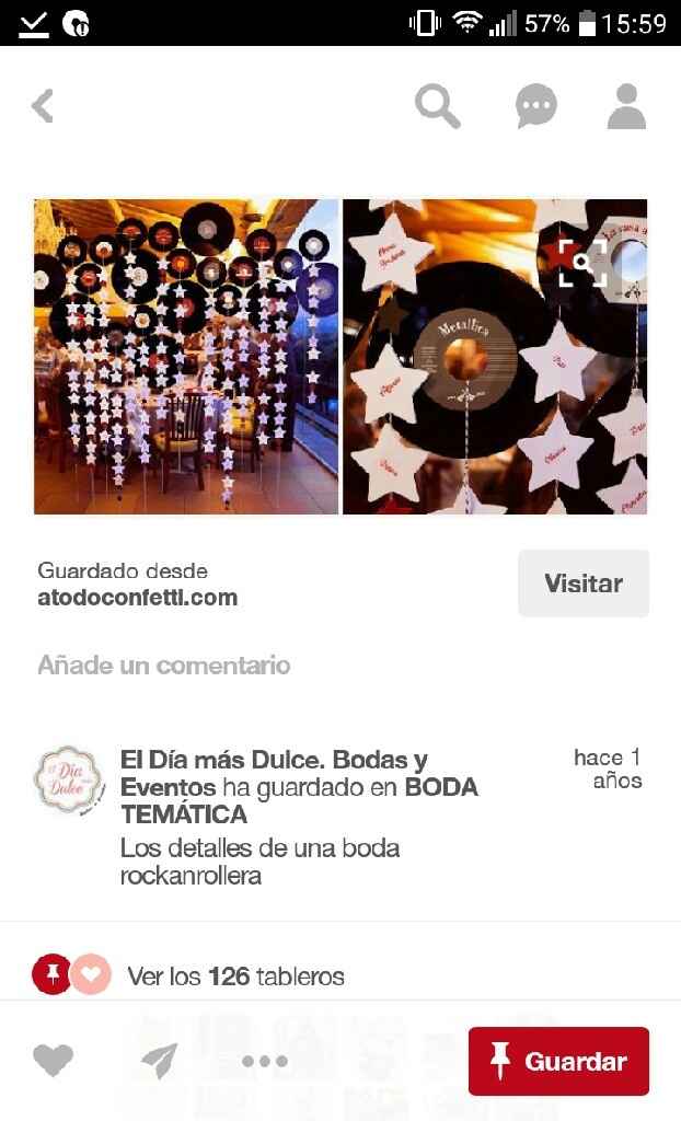 Ideas para una boda rockera - 5