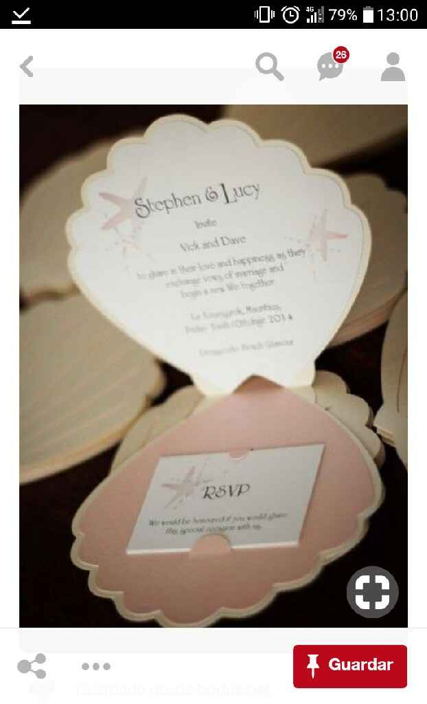  Invitaciones para boda en la playa - 1