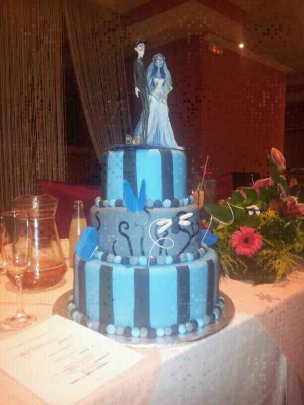 La tarta de nuestra bodaaaa!
