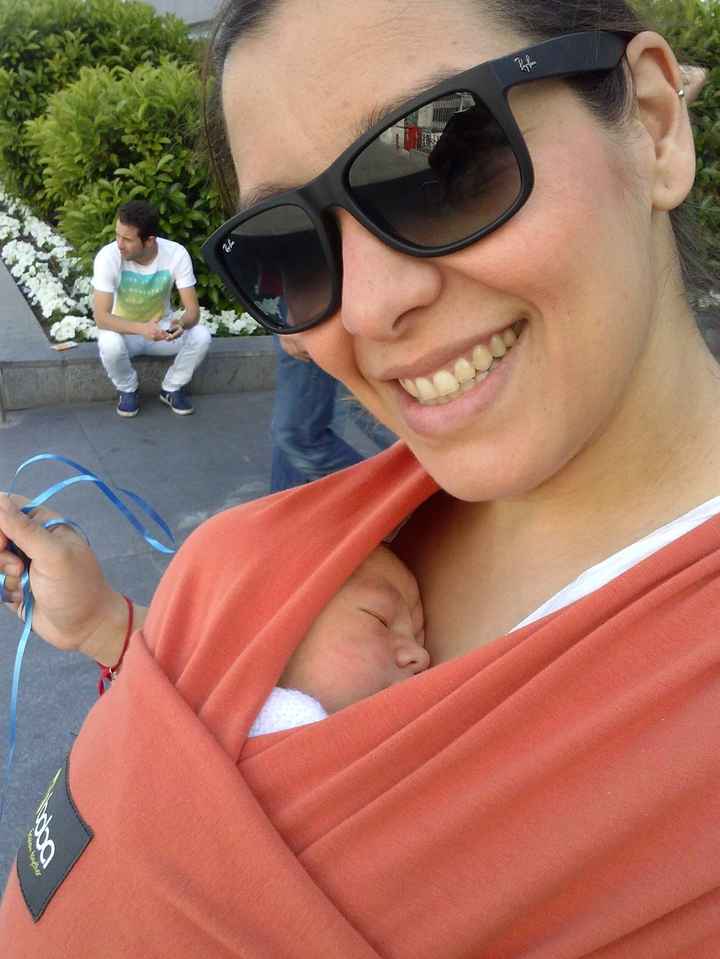 Aqui recien salidos del hospital. 2 dias de vida