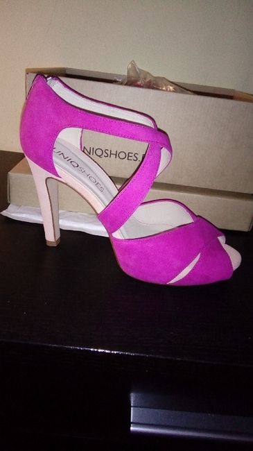 Zapatos de novia rosa 1