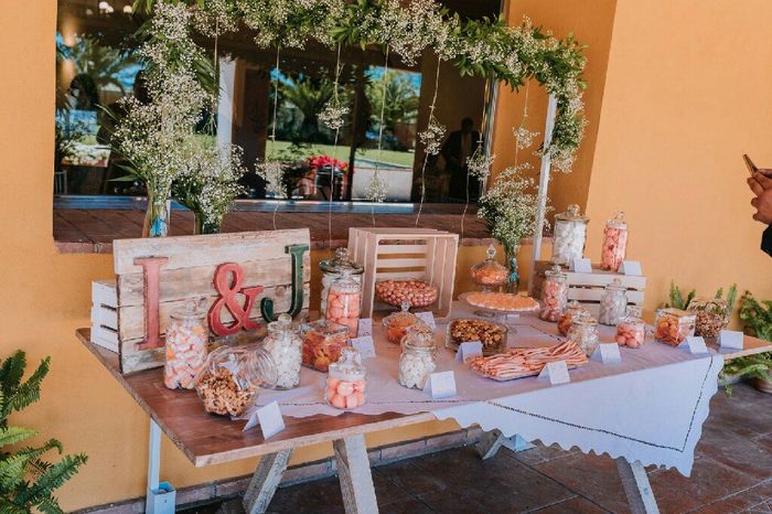 Mesas reales de candy bar - 1