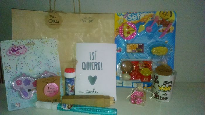 bolsa para nuestra sobrina de 5 añitos.