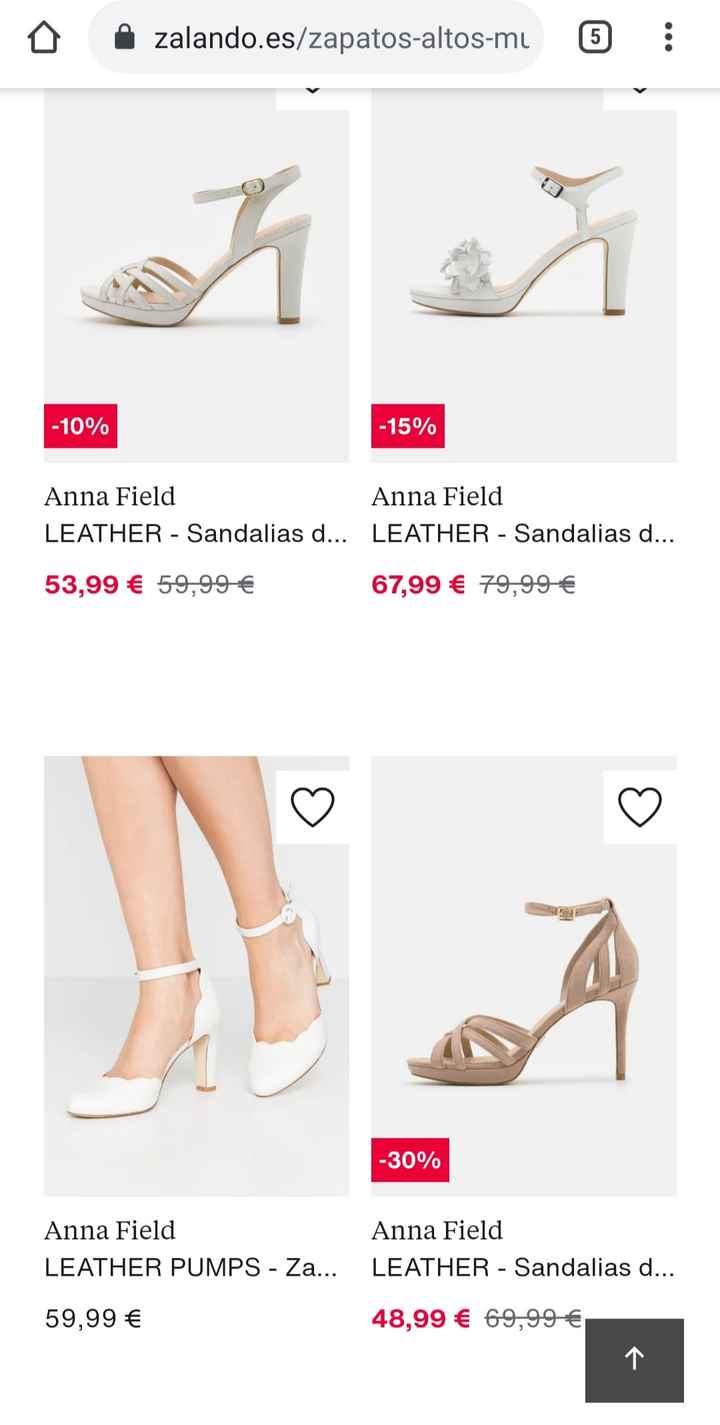 Zapato de novia talla grande 1