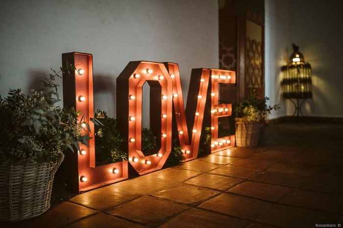Iluminación boda