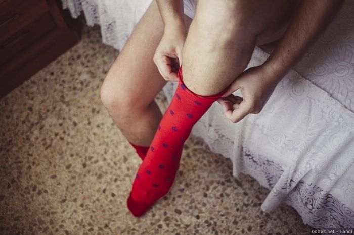 ¿Cómo veis estos calcetines para el novio? 1