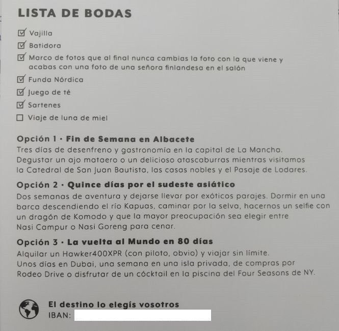 Regalo en forma de dinero 1