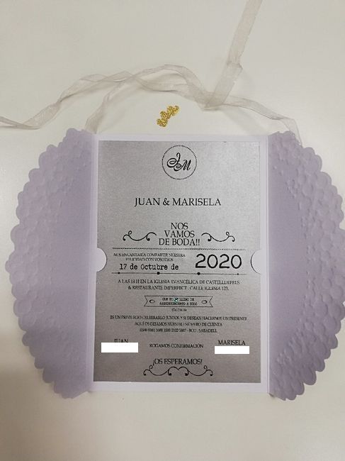 Mis invitaciones listas y casi ya todas entregadas 4