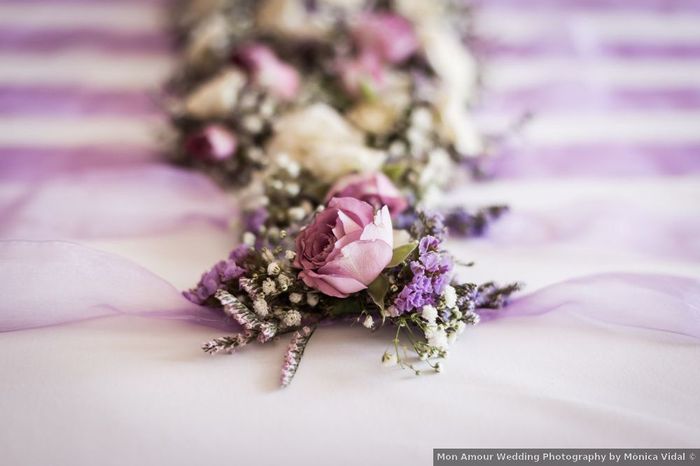 15 maneras de darle un toque morado a tu boda 💜 2