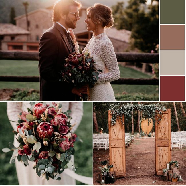 ¿Encaja esta paleta de colores en tu boda? 1