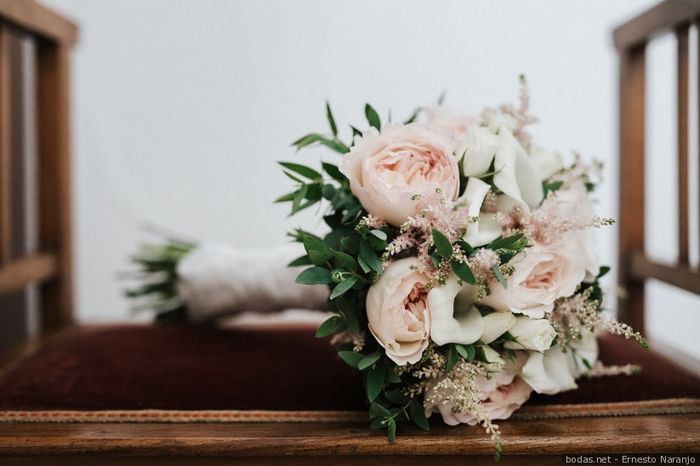 5 ramos de novia con toques ROSAS 💗 4