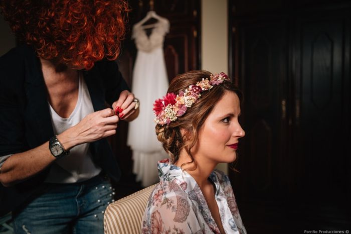 Corona de flores: ¿Solo para bodas de verano? 1