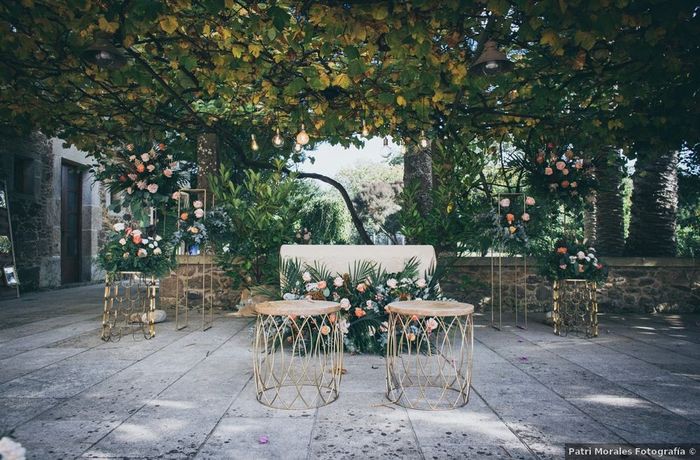 ¡Apuesta todo al verde en la ceremonia de boda! 2