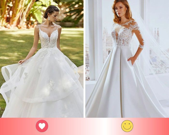 2 vestidos de novia: escoge UNO 2