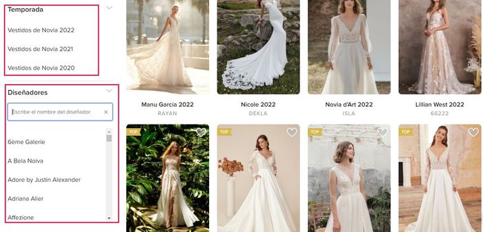 Catálogo de vestidos de Bodas.net - ¡Busca el tuyo! 5
