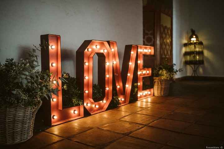 Iluminación boda