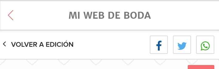 Se puede modificar el mensaje para compartir el link de nuestra página web? - 1