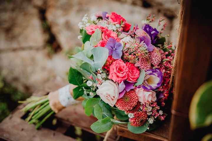 5 ramos de novia con toques ROSAS 💗 - 2