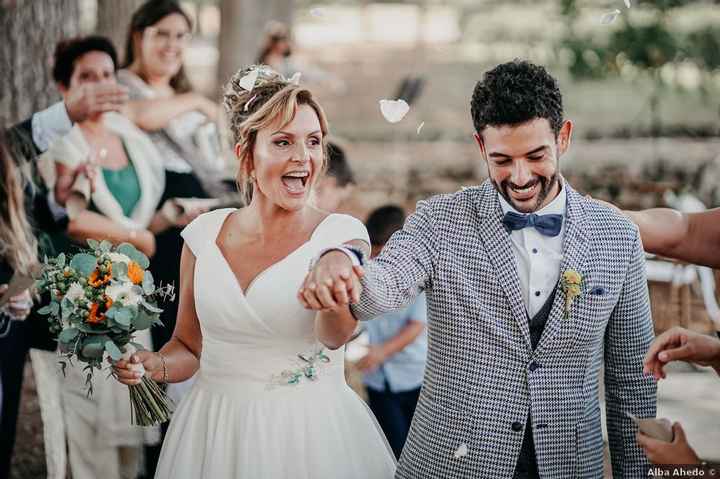 ¡Esta es una pareja feliz después de haberse casado! 😍 - 1