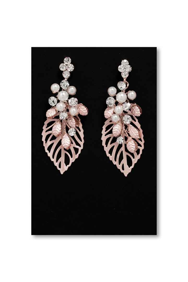 Aretes para vestido rosa sale