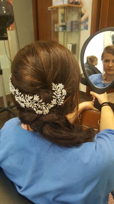 Hoy prueba de maquillaje, peinado y vestido. 3x1 - 4