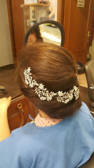 Hoy prueba de maquillaje, peinado y vestido. 3x1 - 5