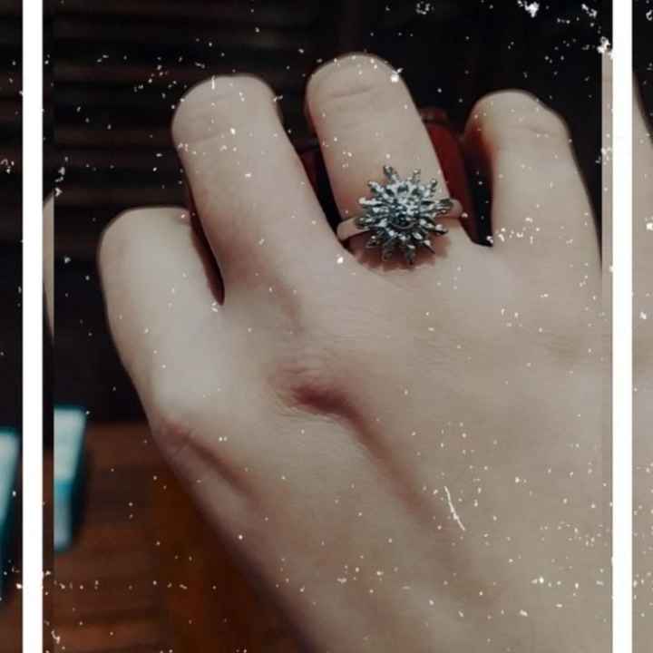 Anillo de compromiso/ pedida - 1
