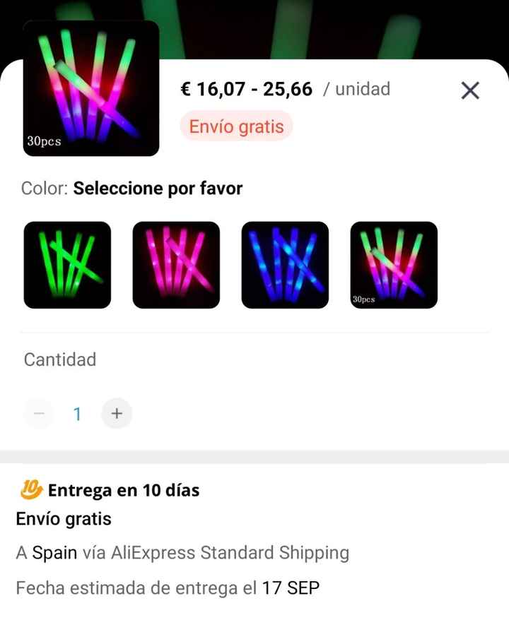 Palos led de espuma - 1