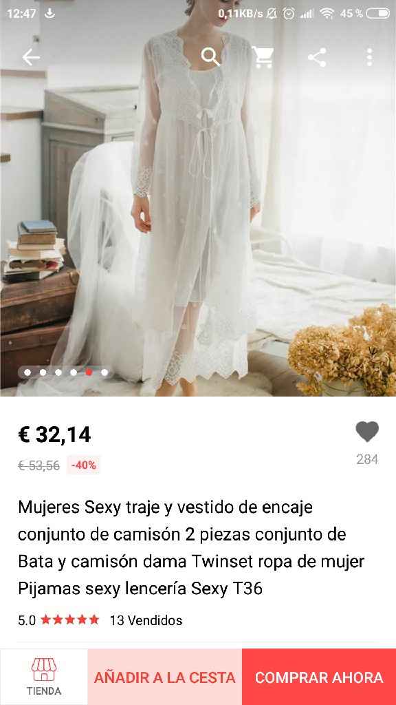 Batas y lencería novia Aliexpress - 2