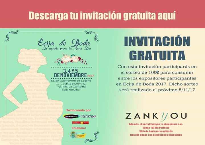 aqui explica para la invitacion y el sorteo